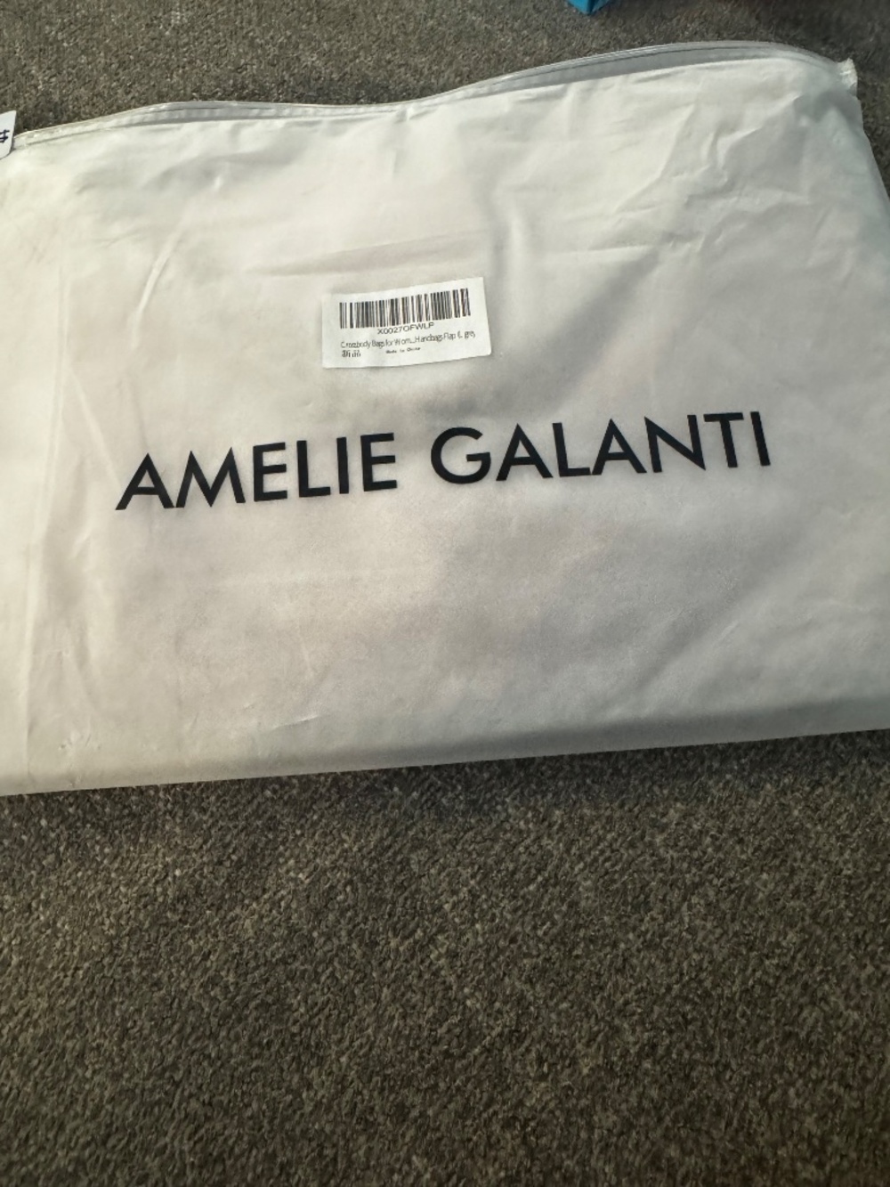 Amelie Galanti Blush Pink Chain Trim Tote Shoulder Bag - Picture 2 of 9